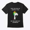 Back The Fuck Up Sparkle Tits Apparel Premium Print US Top Pick