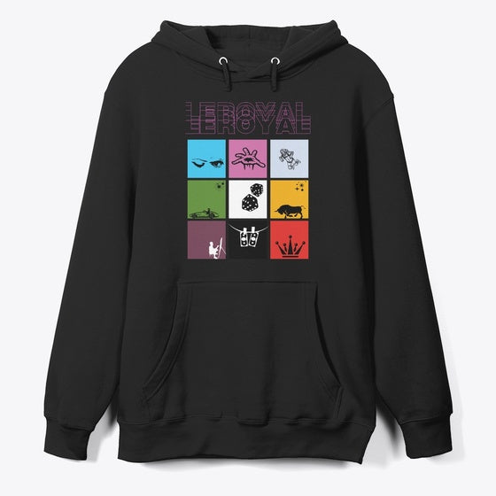 LEROYAL COLOR BLOCK BLACK | Premium Unisex T-Shirt, Trending Graphic Tee