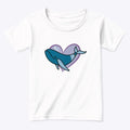 Whale Heart Graphic T Shirt