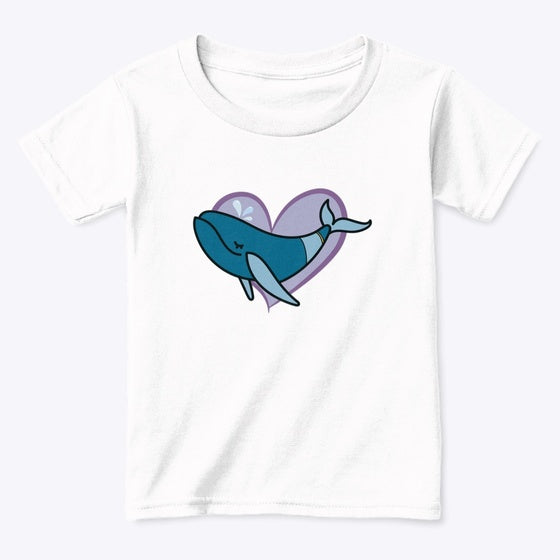 Whale Heart Graphic T Shirt