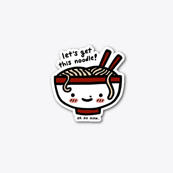 let's get this noodle | Premium Unisex T-Shirt