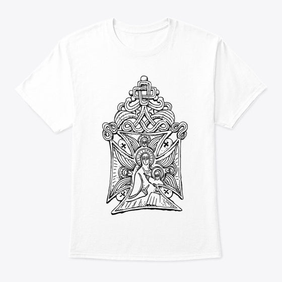 Ethiopian Cross White | Premium Unisex T-Shirt
