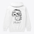Doggo Hoodie White Graphic T Shirt