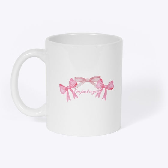 Cutesy mug Im just a girl Apparel Streetwear Style Gift Ready