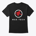 Max Tech White Logo | Premium Unisex T-Shirt, Trending Graphic Tee