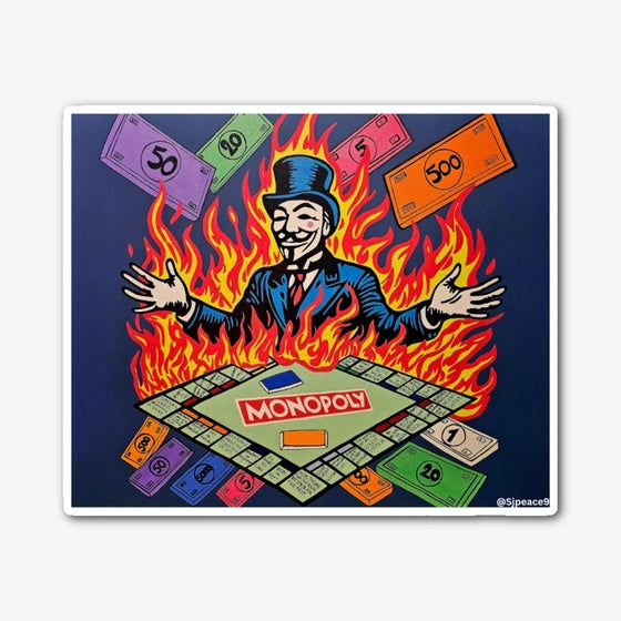 GUY FAWKES MONOPOLY Apparel Viral TikTok Daily Wear