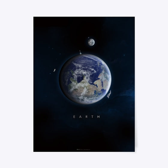Earth SOLAR SYSTEM SERIES | Premium Unisex T-Shirt