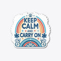 Keep Calm and Carry On Motivational Tee | Premium Unisex T-Shirt