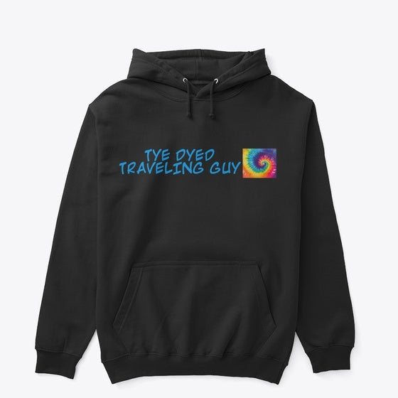 TYE DYED TRAVELING GUY PULLOVER HOODIE