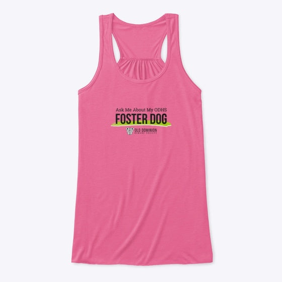 ODHS Foster Ask Me Womens Flowy Tank Tank Top Premium Print Fan Favorite