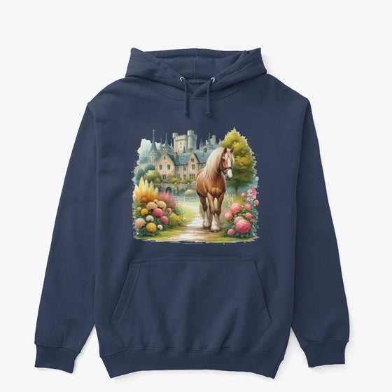 Horse in a Garden | Fantasy Graphic Tee for Everyday Style