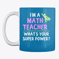 Super Math Teacher Graphic T Shirt