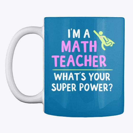 Super Math Teacher Graphic T Shirt