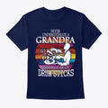 Drums Grandpa - FRONT | Premium Unisex T-Shirt