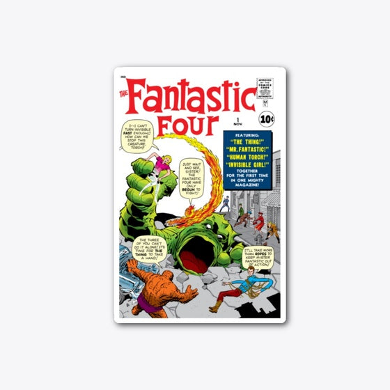 Fantastic Four 1961 1 Sticker | Fantasy Graphic Tee for Everyday Style