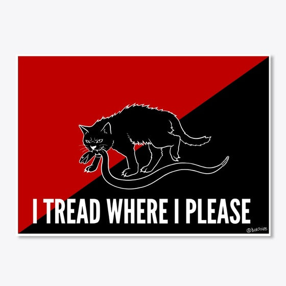I TREAD WHERE I PLEASE | Premium Unisex T-Shirt, Trending Graphic Tee