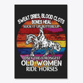 Strong Horse Old Women Sticker Apparel Premium Print Fan Favorite