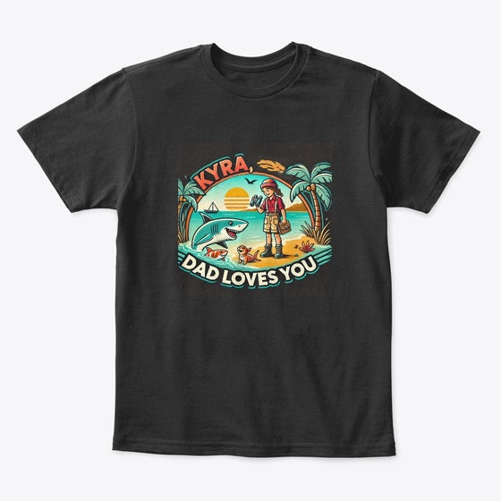 Dad Loves You Graphic T Shirt