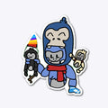 Monke Sticker Graphic T Shirt