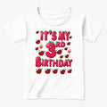 3rd Birthday Strawberry Graphic T Shirt