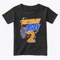 2nd Birthday Basketball 2ndbirthday Graphic T Shirt