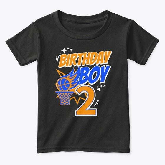 2nd Birthday Basketball 2ndbirthday Graphic T Shirt