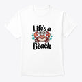 Life's A Beach | Premium Unisex T-Shirt, Trending Graphic Tee