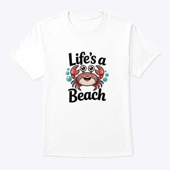 Life's A Beach | Premium Unisex T-Shirt, Trending Graphic Tee