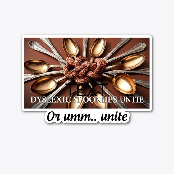 Dyslexic Spoonies Untie Or Umm Unite Apparel Viral TikTok Daily Wear