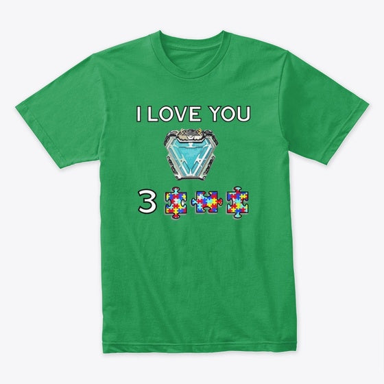 I LOVE YOU 3000 Autism Version Apparel Comfort Fit Gift Ready