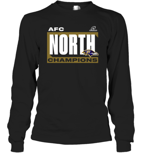 Baltimore Ravens Fanatics 2024 Afc North Division Champions Conquer Long Sleeve T Shirt