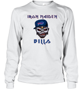 Buffalo Bills Iron Maiden Rock Band Music Long Sleeve T Shirt