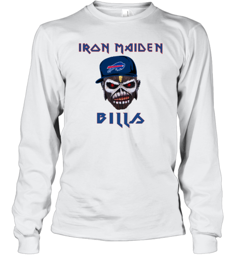 Buffalo Bills Iron Maiden Rock Band Music Long Sleeve T Shirt
