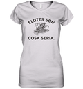 Elotes Son Cosa Seria Serious About Corn Spanish Women039S V Neck T Shirt