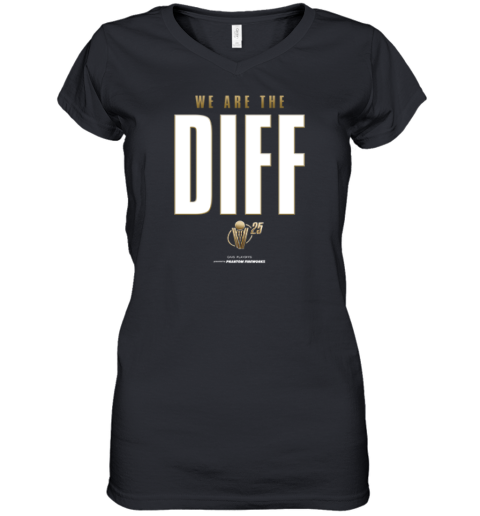 Cleveland Cavaliers We Are The Diff 2025 Nba Playoffs Women039S V Neck T Shirt