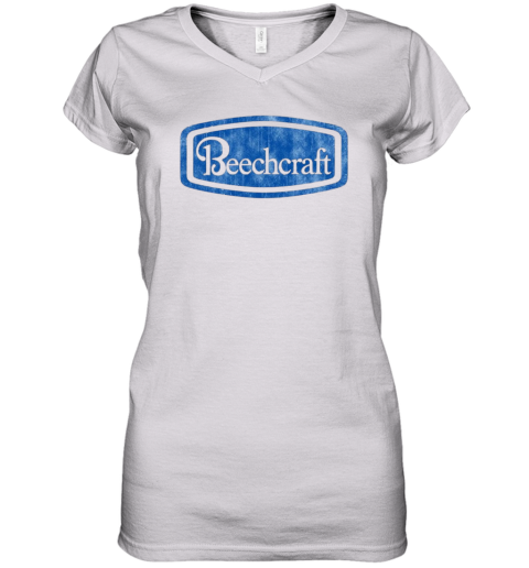 Beechcraft Logo Women039S V Neck T Shirt