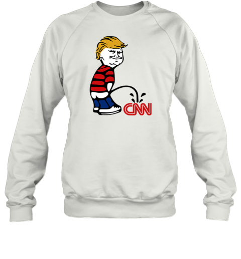 Donald Trump Piss On Cnn Fake News Sweatshirt