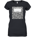 Composition Book Notebook Women039S V Neck T Shirt