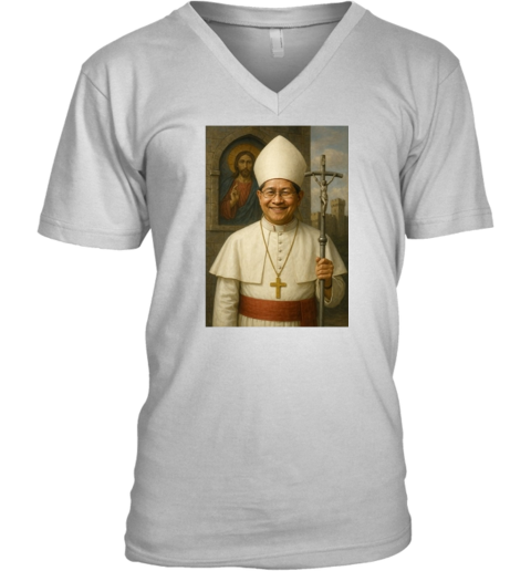 Cardinal Luis Antonio Tagle Pope Francis V Neck T Shirt