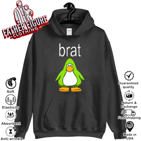 Charli Xcx Brat Penguin Club Brat Hoodie