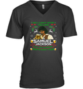 Chappelle039S Show No I Can039T Stop Yelling Samuel Jackson Ugly Christmas V Neck T Shirt