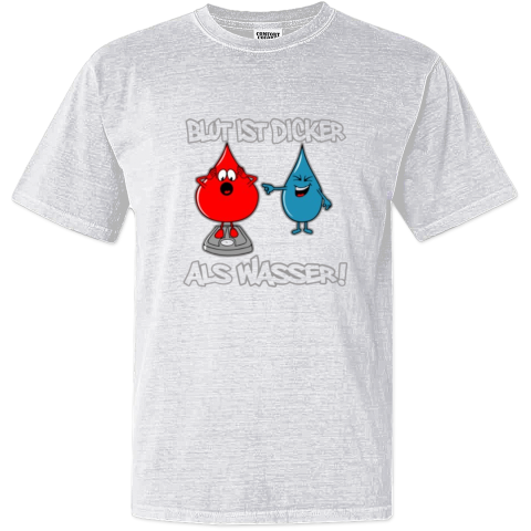 Blut Ist Dicker Als Wasser Dyed Heavyweight T Shirt