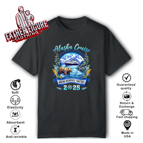 Cruisin Together Alaska 2025 Family Friend Alaska Cruise T Shirt