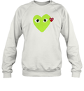 Cdg Play Heart Sweatshirt
