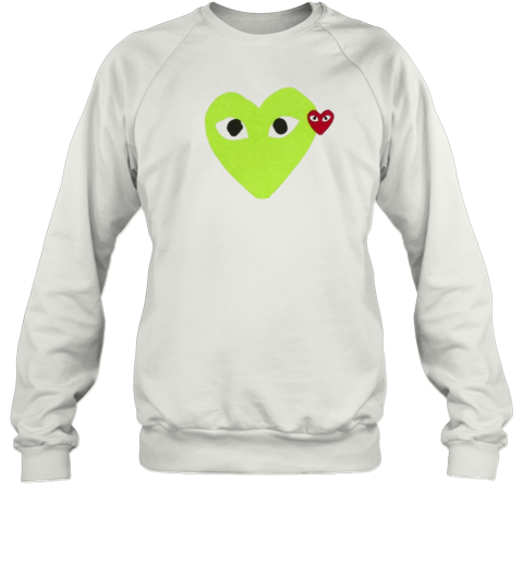 Cdg Play Heart Sweatshirt