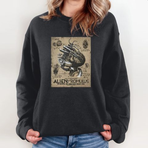 Alien Romulus In Space No One Can Hear You Sweatshirt