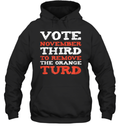 Anti Trump 2024 Election Remove The Orange Turd Hoodie