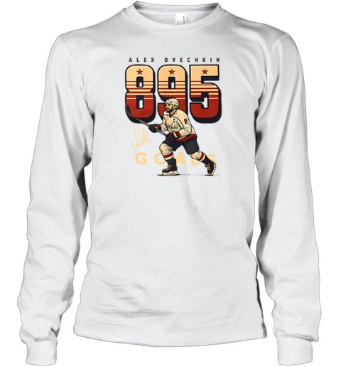 Alex Ovechkin 895 Goals Long Sleeve T Shirt