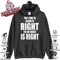 Chicago Bulls The Time Is Always Right To Do What Is Right Hoodie