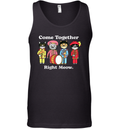 Cat Funny Noble Cat Come Together Right Meow Tank Top